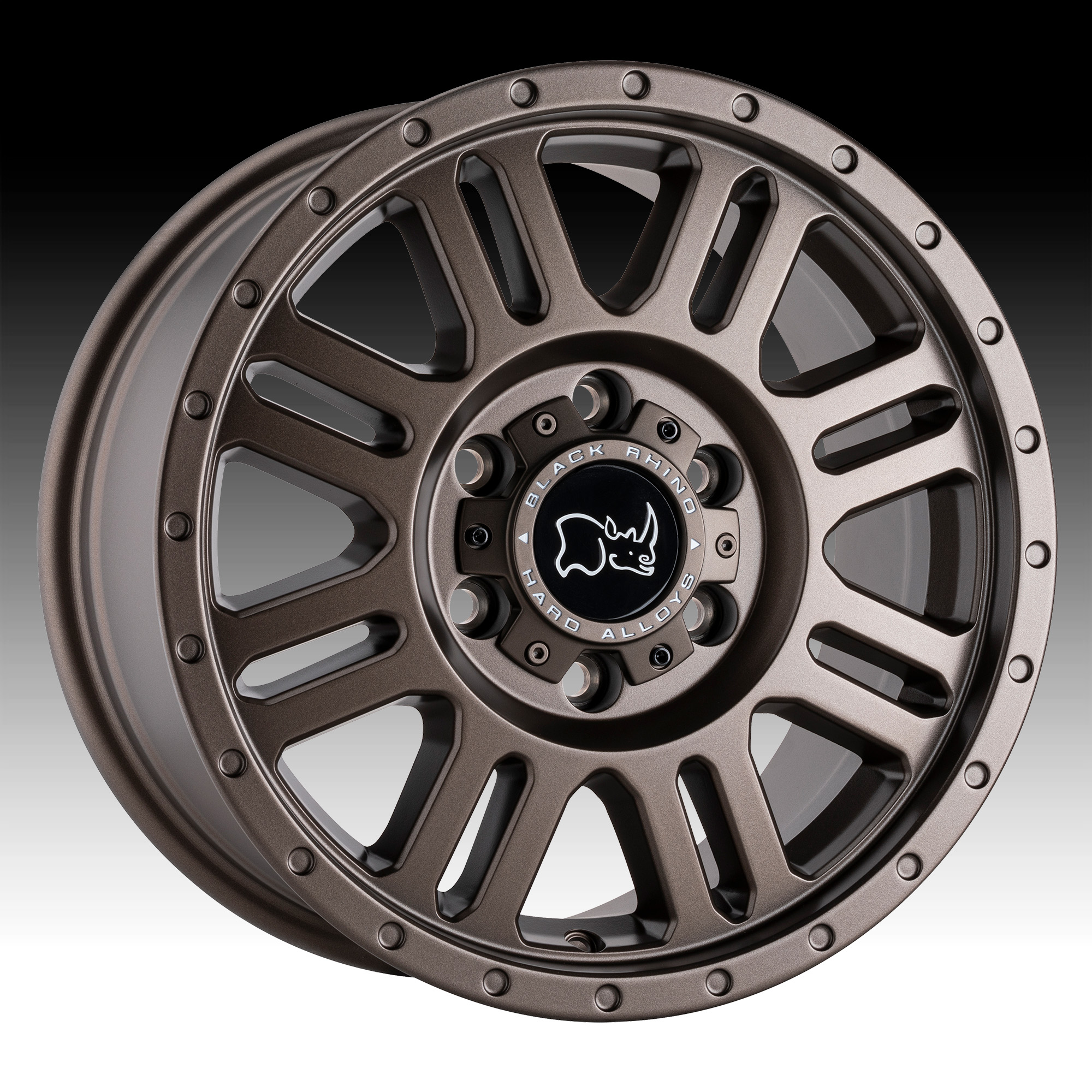 Black Rhino Yellowstone Matte Bronze Custom Truck Wheels - Yellowstone